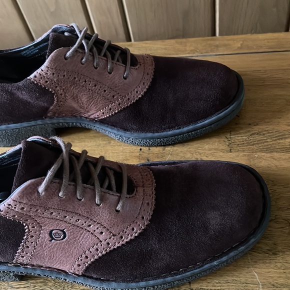 Size 10 Mens Born Suede Leather Wingtip Oxfords main image 11